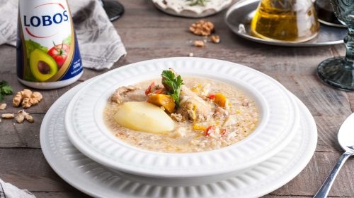 Cazuela de ave nogada