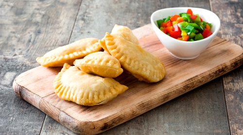 Empanadas de mermelada de cebolla y queso