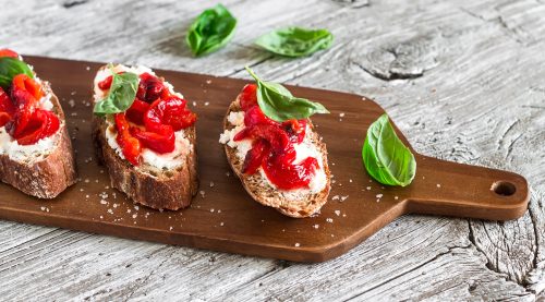 Tapaditos de pollo al pesto y tomate deshidratado